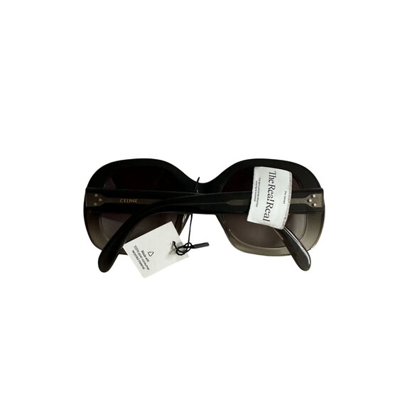 CELINE Black Ombre Round Oversized Sunnies Sunglasses - Picture 4 of 7
